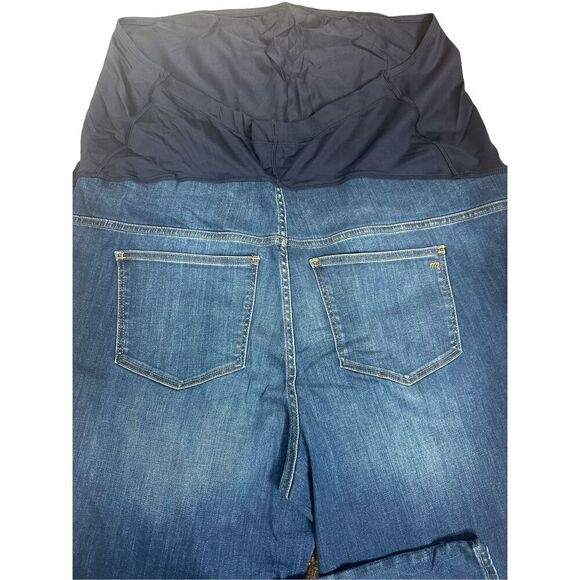 Madewell size 36 Maternity Skinny Jean Danny Wash Full Belly Cover Jeggings New - Picture 5 of 11